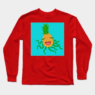 The Happy Pineapple Octopus Long Sleeve T-Shirt